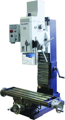 20" Gear Head Milling Machine, Variable Speed, 3HP, 240V, 1PH - Makers Industrial Supply