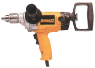 #DW130V - 9.0 No Load Amps - 0 - 550 RPM - 1/2'' Keyed Chuck - D-Handle Reversing Drill - Makers Industrial Supply