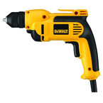 #DWD112 - 7.0 No Load Amps - 0 - 2500 RPM - 3/8'' Keyless Chuck - Corded Reversing Drill - Makers Industrial Supply