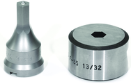 PDH7/16; 7/16" Hex Punch & Die Set - Makers Industrial Supply