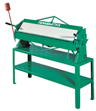 Box & Pan Hand Brake  - #HBU48-16 - 48-1/4'' Working Length - 16 Gauge Capacity (Mild Steel) Stand Included ( 48S) - Makers Industrial Supply