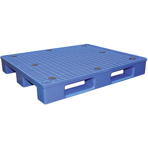 Blue Plastic Pallet 8800 lb 48 × 40 - Exact Industrial Supply