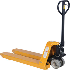 Pallet Truck 10K lb Cap 22.75 × 45.25 Yel - Exact Industrial Supply