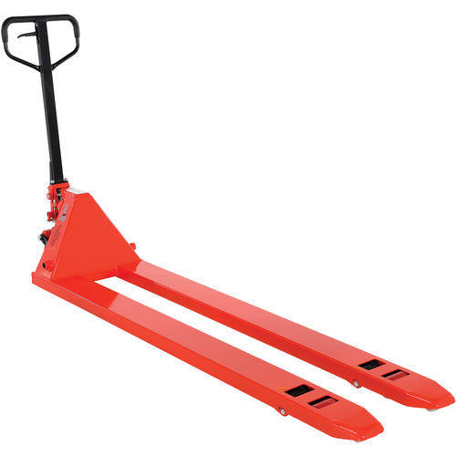 Low Profile Pallet Truck 4400 Cap 20 × 72 - Exact Industrial Supply