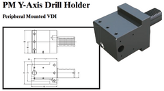 PM Y-Axis Drill Holder (Peripheral Mounted VDI) - Part #: PM59.4012D - Makers Industrial Supply