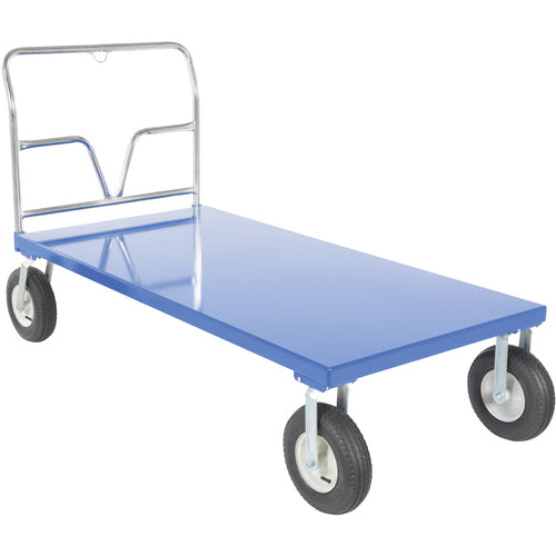 Pneumatic Tire Platform Cart 36 × 72 - Exact Industrial Supply