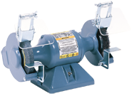 Grinder/Buffer - #8250W; 8 x 1 x 3/4'' Wheel Size; 3/4HP; 1PH; 115/230V Motor - Makers Industrial Supply