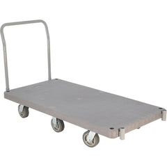 Plastic Platform Truck 1 Handle 3K - Exact Industrial Supply