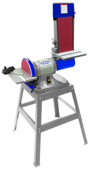 6" x 48" Belt and 9" Disc Combination Sander 1HP 115/230V 1PH; Open Stand; Miter Gauge - Makers Industrial Supply