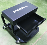 Mechanic's Roller Shop Stool with Drawer - Makers Industrial Supply