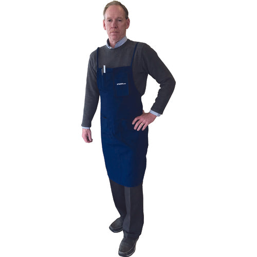 3-Pocket Denim Apron - Blue - Makers Industrial Supply