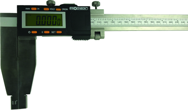 Heavy Duty Electronic Caliper -24"/600mm Range - .0005/.01mm Resolution - Makers Industrial Supply