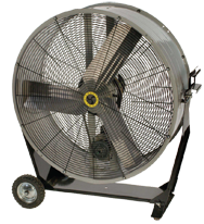 36" Portable Tilting Mancooler Fan 1/2 HP - Makers Industrial Supply