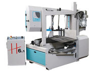 H6SA 20" Double Column Mitering Bandsaw; 5HP Blade Drive - Makers Industrial Supply