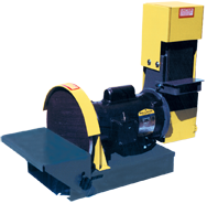4" x 36" Belt and 10" Disc Bench Top Combination Sander with Full Safety Belt Guard 1/2HP 110V; 1PH - Makers Industrial Supply