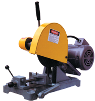 Abrasive Cut-Off Saw-Floor Swivel Vise - #K10S-1; Takes 10" x 5/8 Hole Wheel (Not Included); 3HP; 1PH Motor - Makers Industrial Supply