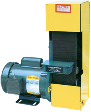 Belt Sander-with Dust Collector & Stand - #S4SV; 4 x 36'' Belt; 1/2HP; 1PH Motor - Makers Industrial Supply