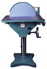 Heavy Duty Disc Sander-With Forward/Rev and Magnetic Starter - Model #23100 - 20'' Disc - 3HP; 3PH; 230V Motor - Makers Industrial Supply