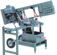 Horizontal Mitre Bandsaw - #2000; 9 x 14'' Capacity; 1.5HP; 1PH; 220V Motor - Makers Industrial Supply