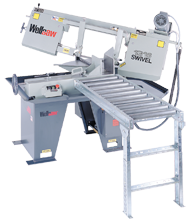 Horizontal Mitre Bandsaw - #1316S; 13 x 16'' Capacity; 3HP; 3PH; 208/230/460V Motor - Makers Industrial Supply