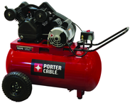 20 Gal. Single Stage Air Compressor, Horizontal, medium Duty Cast Iron - Makers Industrial Supply