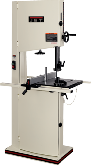 Woodworking Vertical Bandsaw-With Closed Base - #JWBS-14CS; 3/4HP; 1PH; 115/230V Motor - Makers Industrial Supply