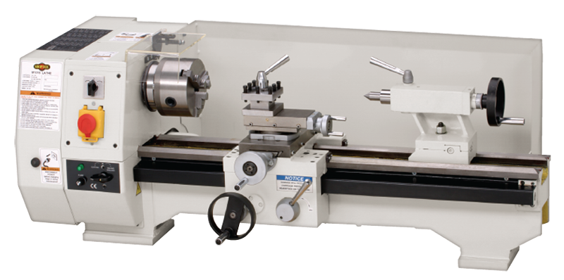 Bench Lathe - #M1016 9-3/4'' Swing; 21'' Between Centers; 3/4HP; 1PH; 110V Motor - Makers Industrial Supply