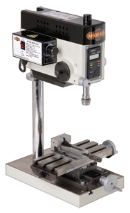 Mill Drill - 1JT Spindle - 3-1/2 x 8'' Table Size - 1/5HP; 1PH; 110V Motor - Makers Industrial Supply