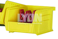 8-1/4'' x 14-3/4'' x 7'' - Yellow Large Plastic Bin - Makers Industrial Supply