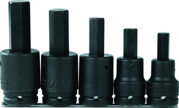 Proto® 3/4" Drive 5 Piece Impact Hex Bit Set - Makers Industrial Supply