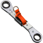 Proto® Tether-Ready Offset Double Box Reversible Ratcheting Wrench 1/2" x 9/16" - 6 Point - Makers Industrial Supply