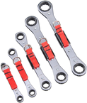 Proto® Tether-Ready 5 Piece Double Box Ratcheting Wrench Set - 6 & 12 Point - Makers Industrial Supply