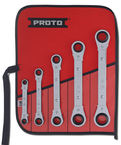 Proto® 5 Piece Reversible Ratcheting Box Wrench Set - 12 Point - Makers Industrial Supply