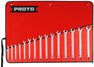 Proto® 15 Piece Satin Metric Combination ASD Wrench Set - 12 Point - Makers Industrial Supply