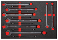 Proto® Foamed 14 Piece Combination Wrench Set- Black Chrome- 12 Point - Makers Industrial Supply