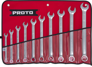 Proto® 10 Piece Full Polish Combination ASD Wrench Set - 6 Point - Makers Industrial Supply