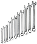 Proto® 11 Piece Full Polish Antislip Metric Combination Wrench Set - 12 Point - Makers Industrial Supply