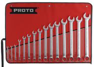 Proto® 15 Piece Satin Metric Combination ASD Wrench Set - 12 Point 7MM-32MM - Makers Industrial Supply