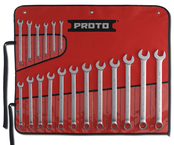 Proto® 18 Piece Satin Metric Combination ASD Wrench Set - 12 Point - Makers Industrial Supply