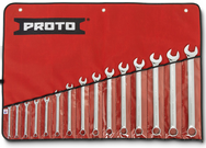 Proto® 15 Piece Full Polish Combination Spline Wrench Set - 12 Point - Makers Industrial Supply