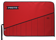 Proto® Red Canvas 10-Pocket Tool Roll - Makers Industrial Supply
