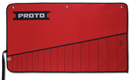 Proto® Red Canvas 17-Pocket Tool Roll - Makers Industrial Supply