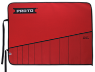 Proto® Red Canvas 11-Pocket Tool Roll - Makers Industrial Supply