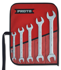 Proto® 5 Piece Satin Metric Open-End Wrench Set - Makers Industrial Supply