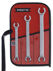 Proto® 3 Piece Double End Flare Nut Wrench Set - 12 Point - Makers Industrial Supply