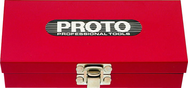 Proto® Tool Box, Red, 11-9/16" W x 11-1/8" D x 1-5/8" H - Makers Industrial Supply