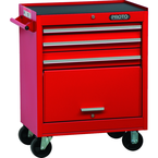 Proto® 440SS 27" Roller Cabinet - 3 Drawer, Red - Makers Industrial Supply