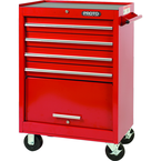 Proto® 440SS 27" Roller Cabinet - 4 Drawer, Red - Makers Industrial Supply