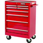 Proto® 440SS 27" Roller Cabinet - 8 Drawer, Red - Makers Industrial Supply