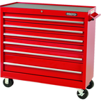 Proto® 440SS 41" Workstation - 6 Drawer, Red - Makers Industrial Supply